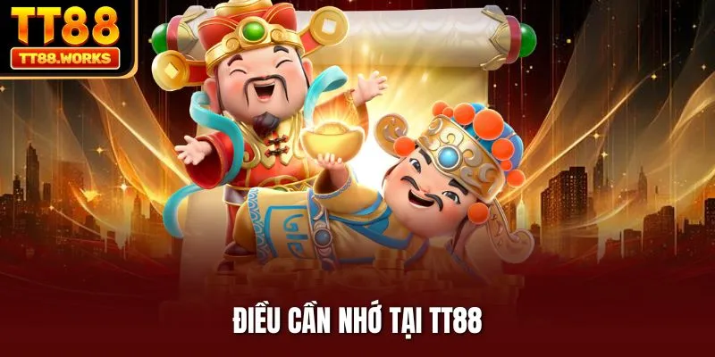 Điều cần nhớ tại TT88